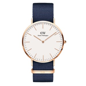Daniel Wellington Classic Bayswater Saat Kadın Pembe Altın | EVATI-6982