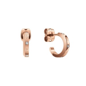 Daniel Wellington Classic Lumine Küpe Pembe Altın | YCADW-0891