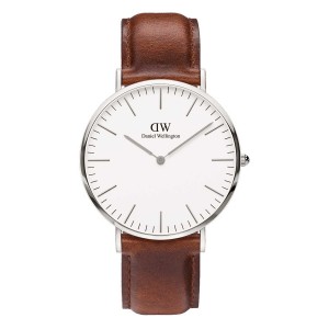 Daniel Wellington Classic St Mawes Saat Erkek Gümüş | SYNFJ-7426