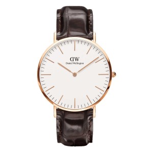 Daniel Wellington Classic York Saat Erkek Pembe Altın | YBVFG-7180
