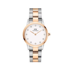 Daniel Wellington Iconic Link Lumine Saat Kadın Pembe Altın | DFMXY-0471