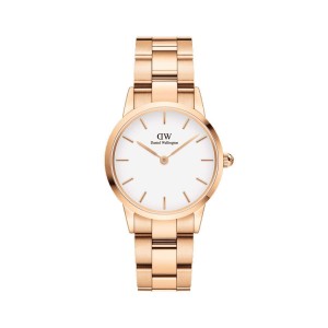 Daniel Wellington Iconic Link Saat Kadın Pembe Altın | BXRUK-8094