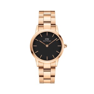 Daniel Wellington Iconic Link Saat Kadın Pembe Altın | OIBTK-3417