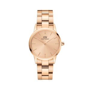 Daniel Wellington Iconic Link Unitone Saat Kadın Pembe Altın | WGJOA-9315