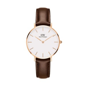 Daniel Wellington Petite Bristol Saat Kadın Pembe Altın | ZRICE-0856