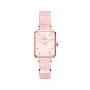 Daniel Wellington Quadro Coral Saat Kadın Pembe Altın | KFEPR-4901