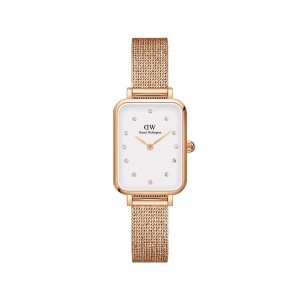Daniel Wellington Quadro Lumine Pressed Melrose Saat Kadın Pembe Altın | JDBRT-4730