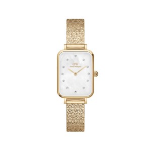 Daniel Wellington Quadro Lumine Pressed Piano Saat Kadın Altın | ENOPQ-0712