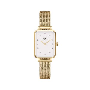 Daniel Wellington Quadro Lumine Pressed Evergold Saat Kadın Altın | JKMUS-8361