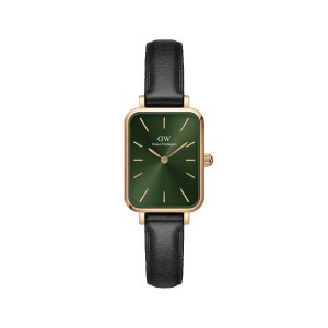 Daniel Wellington Quadro Pressed Sheffield Emerald Saat Kadın Pembe Altın | XGDQZ-5372